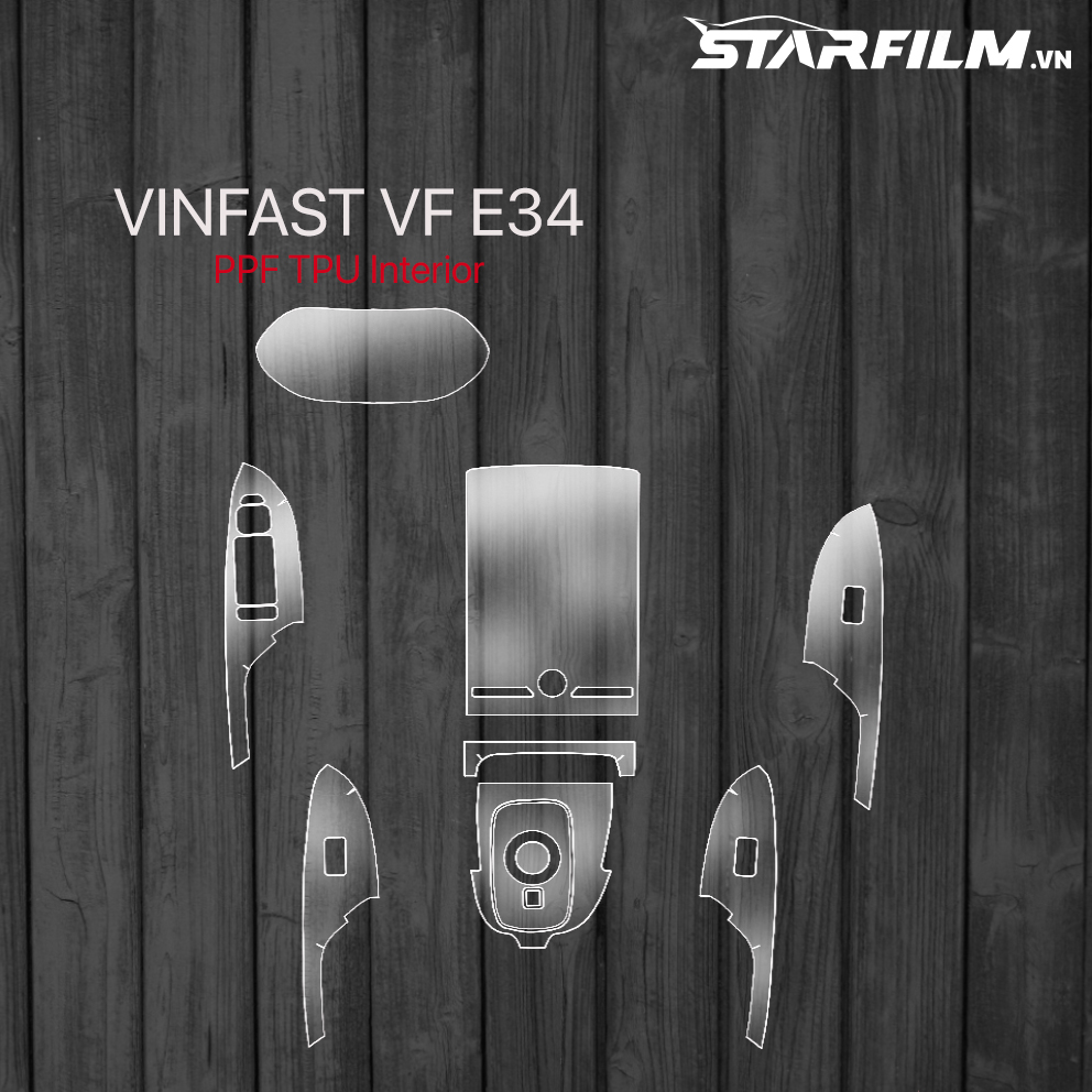 Vinfast E34 PPF TPU chống xước tự hồi phục STAR FILM
